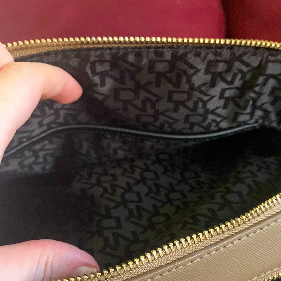 DKNY Bryant Dome Satchel + Crossbody, Khaki - Picture 6 of 12